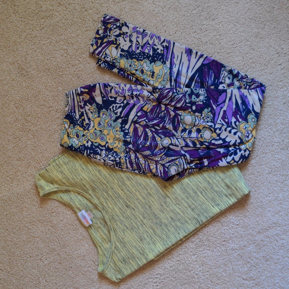 LulaRoe Toucan Legging and Irma Tunic‎ Set